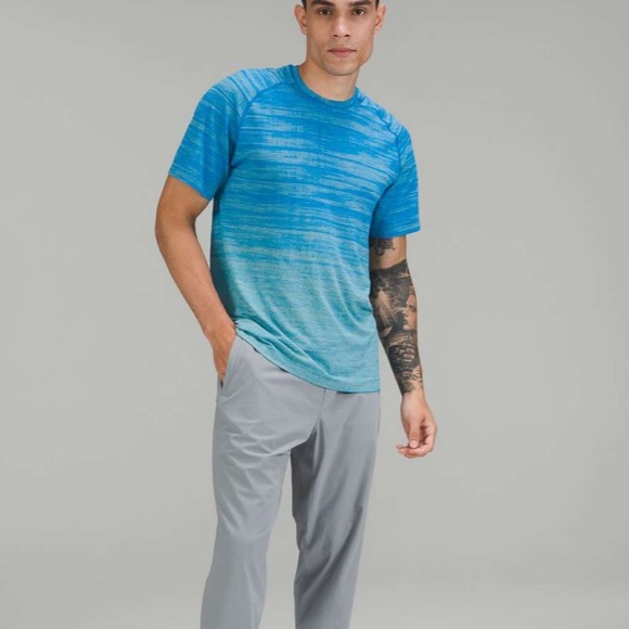 lululemon athletica Other - Lululemon Metal Vent Tech Short Sleeve V-Neck Shirt 2.0 Blue